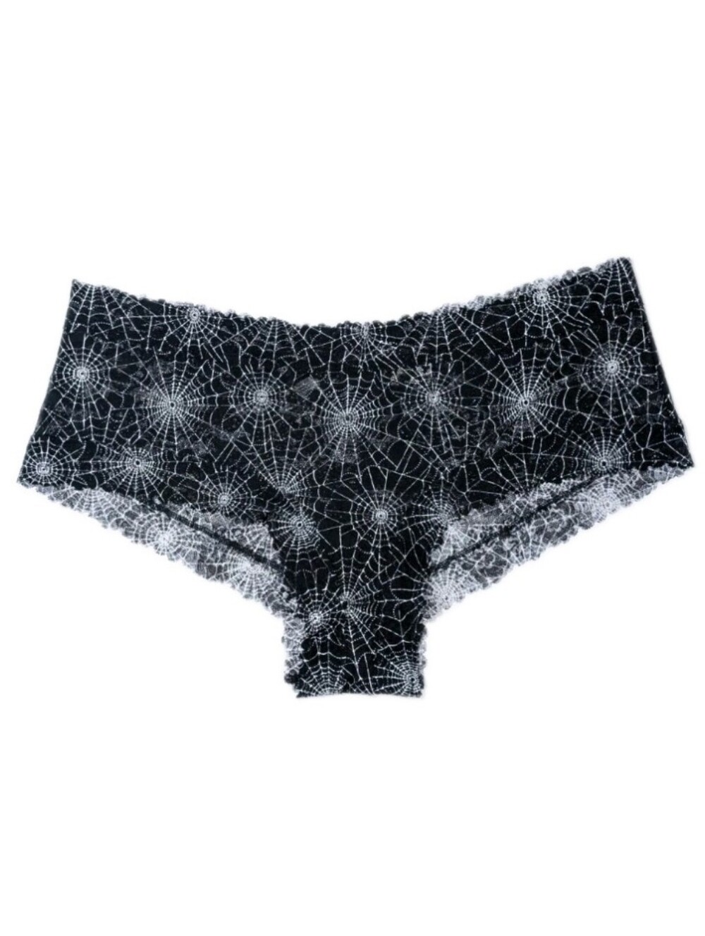 Victoria's Secret Pink Lace Cheeky Panty XXL plus Women Halloween Spiderweb VS